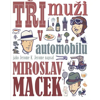Tři muži v automobilu Ekniha