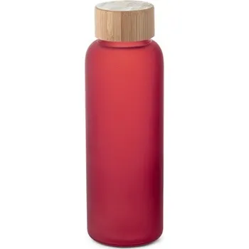 LILLARD. Láhev z borosilikátového skla v matném provedení 500 ml - Červená