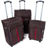 Sada cestovních kufrů 3 kusy 35 l 70 l 95 l - SML020 černá