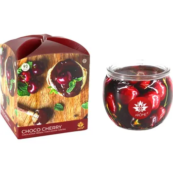 Bytová dekorace ARÔME Choco Cherry, 12 ks