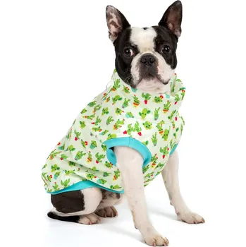 Obleček pro psa Mantys Softshellka Kaktusáci - Bull plemena, S