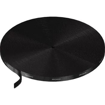 kabelová chránička AlzaPower VelcroStrap+ Roll 25m černá