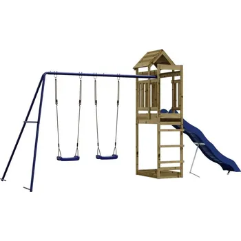 Dětské hřiště Shumee Dětské hřiště na zahradu 477 × 185 × 238 cm, impregnované borové dřevo