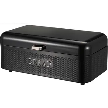 Kinghoff Ocelový chlebník Metlex s víkem Mx-1612Bl