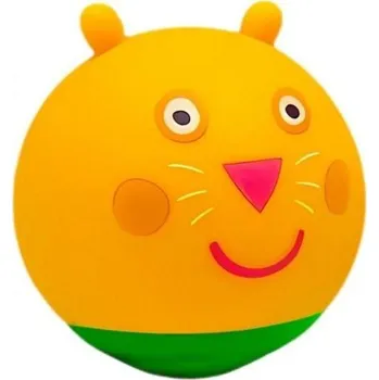 Kids licencing Chrastící míček se zvuky žlutý Peppa Pig - kočička