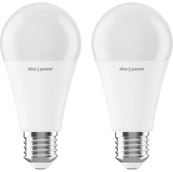 Žárovka AlzaPower LED 15-100W, E27, 2700K, set 2ks