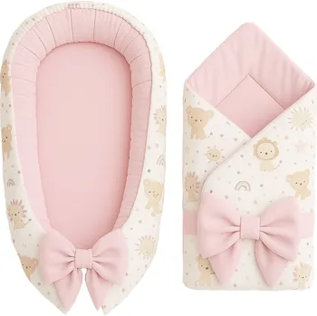 Dětské zboží BabyTýpka Výbavička pro miminko luxury mini Zoo Pink