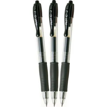 PILOT G-2 05 / 0.25 mm, černý - balení 3 ks
