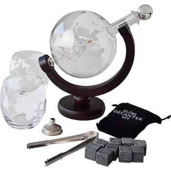 Manboxeo Provzdušňovací karafa na luxusní alkohol s příslušenstvím 850 ml