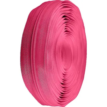 Zip Zip spirálový No 5 metráž pro jezdce typu POL, malé, 146 růžová tmavá