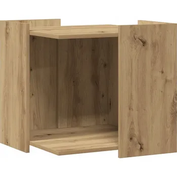 Koupelnový nábytek Skříňka na kočičí záchod dub artisan 53 x 53 x 51 cm kompozit
