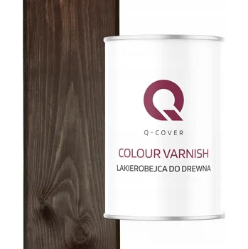 Lak na dřevo Lazurovací lak Q-COVER 1 l bílý satén