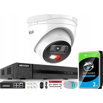 IP kamera Sada pro monitoring Hikvision Kamery Dual Light IPCAM-T4-30DL s IP rekordérem