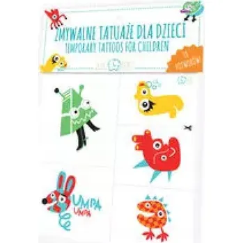 Tetování Smyvatelné tetování pro děti - Příšerky Zuzu Toys