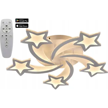 Stropní svítidlo LST Stropní Svítidlo LED 5 bodů světla s dálkovým ovládáním, stmívání