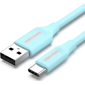 Datový kabel Vention USB 2.0 to USB-C 3A Cable 1.5m Light Blue