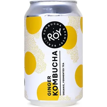 Limonáda Roy Zázvorová kombucha BIO 330 ml