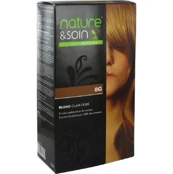 Barva na vlasy NATURE&CARE Light Golden Blonde 8G