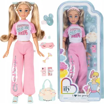 Panenka DISNEY ILY 4EVER MÓDNÍ PANENKA 30 CM S MOTIVEM BO PEEP + PŘÍSLUŠENSTVÍ 10+ KS