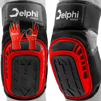 Chránič kolene Gelové chrániče kolen Delphi tools PODLOŽKY POD KOLENA PRO DLAŽDIČE ZESÍLENÉ MĚKKÉ