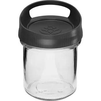 Dóza na potraviny Skleněná dóza 350 ml, se šroubovacím uzávěrem k zavěšení