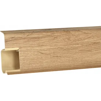 soklová lišta Podlahová lišta 55mm PVC DUB ANTIK – VZORKY