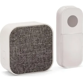 Domovní zvonek VELAMP Zvonek bezdrátový DOM003 na baterie, 150m, 36 melodií