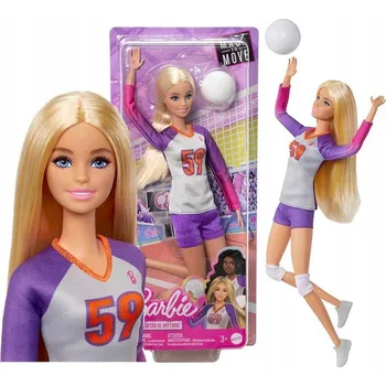 Panenka Barbie panenka volejbalistka Made to Move Sportovní kariéra HKT72