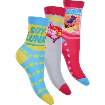 Dívčí oblečení Soy Luna - 3 páry ponožek 23 - 26