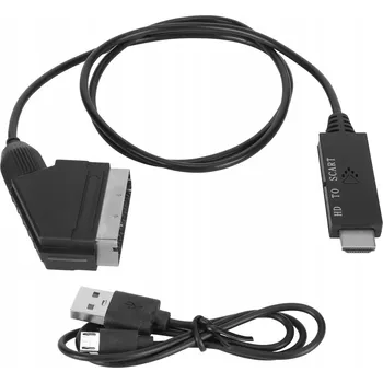 IP kamera HDMI na SCART konvertor kabel pro TV VHS VCR DVD