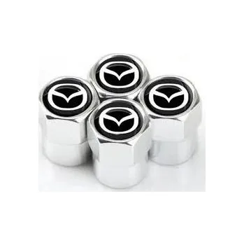 Tuning MJakes krytky ventilků hranaté stříbrné prpo vozy MAZDA