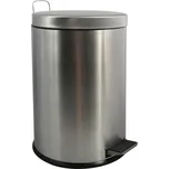 MSV pedálový odpadkový koš kartáčovaná nerez ocel, 20 l