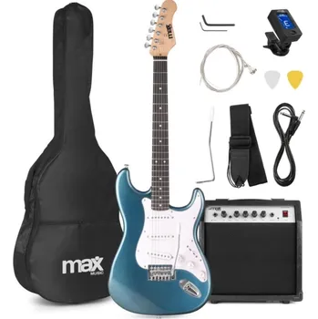 Hudební nástroj MAX music GigKit Electric Guitar Pack Petrol