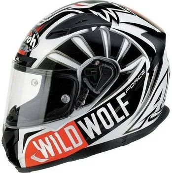 Helma na motorku AIROH T600 WILD WOLF TSW38 - integrální multicolor helma XXL