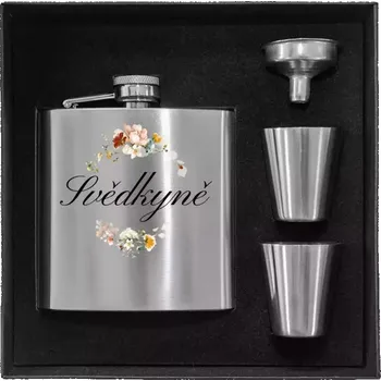 Placatka Placatka v krabičce Svědkyně - květinový věneček