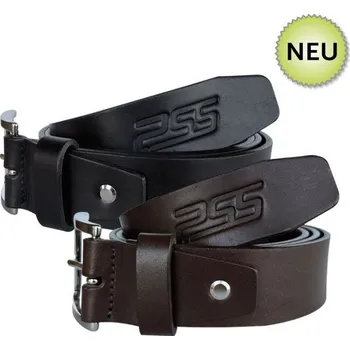 Pásek PSS kožený černý pásek pss černý 115cm