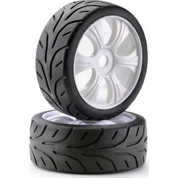 Modelářství Absima Silniční pneu 1:8 včetně disků, 2ks