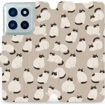 Mobiwear Flip pouzdro pro Motorola Moto G56 5G kočičáci