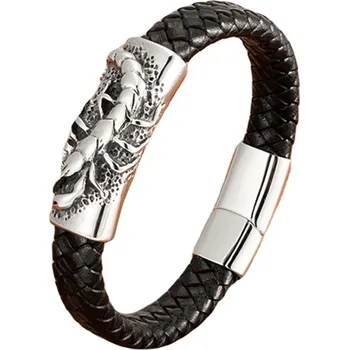 Náramek Predator Q1 Cobaltleaf pánské náramek Štír, černý 23 cm