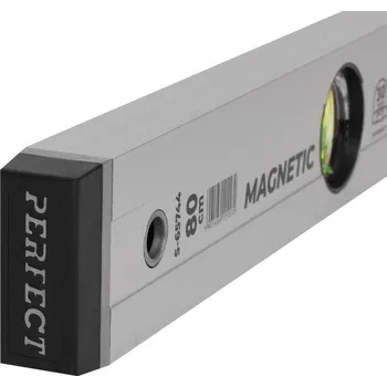 Vodováha Vodováha hliníková anodovaná s magnetem, 80 cm, STALCO PERFECT