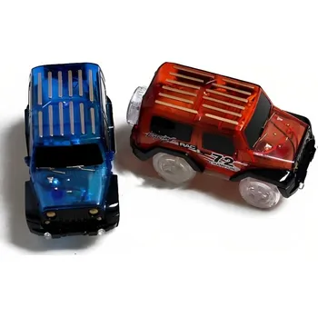 autíčko Zaparkorun Náhradní autíčko ke svítící autodráze červené