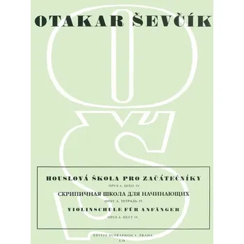 Houslová škola pro začátečníky: Opus 6, sešit IV. Kniha