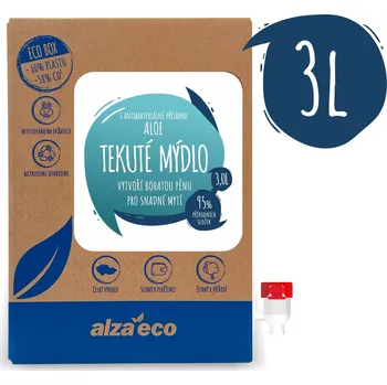 Péče o ruce AlzaEco Tekuté mýdlo Aloe Antibakteriální 3 l