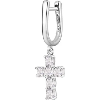 Šperk BROSWAY Single Fancy Infinite White FIW22 1 ks (Ag 925/1000, 2,3 g)