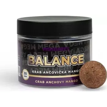 Boilies MIKBAITS Mega BALANCE 300ml - Krab Ančovička Mango 30mm