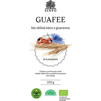 Káva Fairobchod Bio obilná káva s guaranou Guafee, 250 g