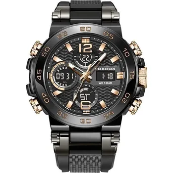 Hodinky Lige Man digitální F0033-2 - černé/zlaté