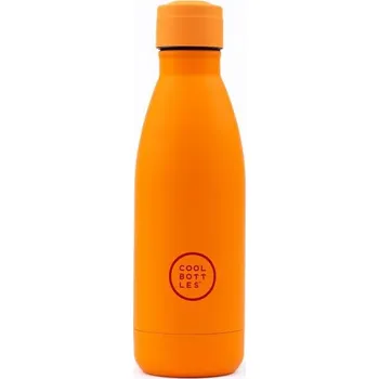 Láhev Cool Bottles New Vivid Orange, třívrstvá, 350 ml