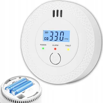 Bezpečnostní detektor DETEKTOR OXIDU UHELNATÉHO SENZOR PLYNU BEZDRÁTOVÝ LCD DISPLEJ