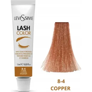 Barva na řasy a obočí Barva na obočí a řasy Levissime Lash Barva měděná 8-4 15 ml